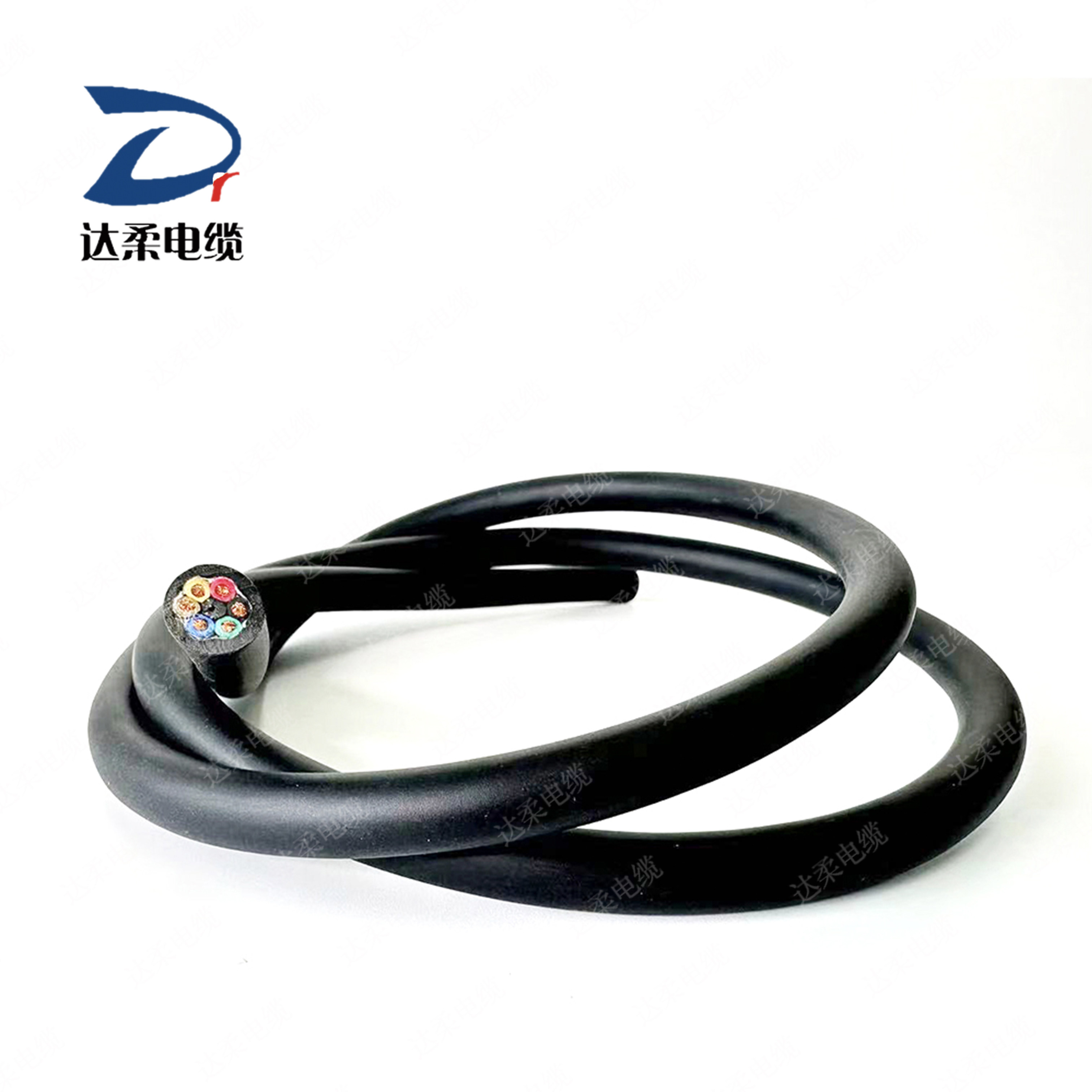 Flexible drag chain cable